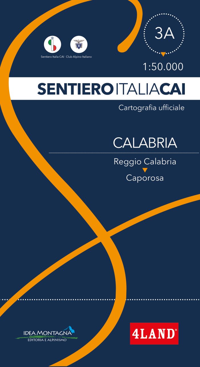 Carta Sentiero Italia CAI n. 3A - Calabria 1:50.000