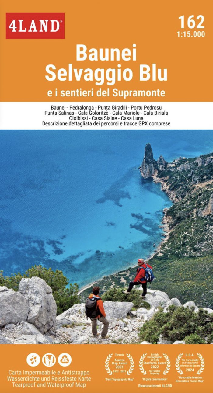 Carta 162 - Baunei - Selvaggio Blu 1:15.000